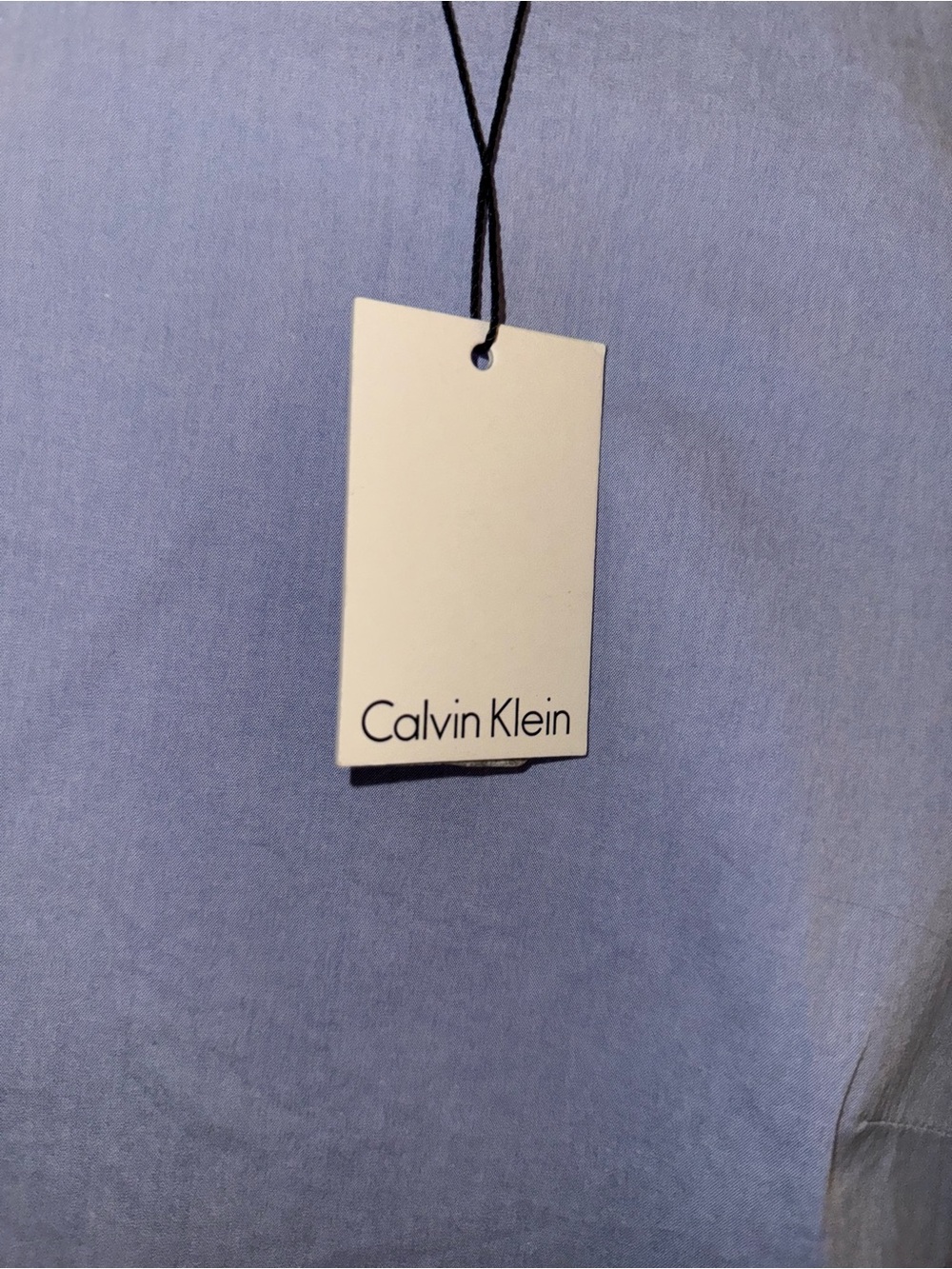 NEW Calvin Klein Light Blue Ruffle Sleeve Women's Blouse-Size Small - Picture 2 of 8